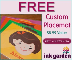 Free Custom Placemat from Ink Garden!