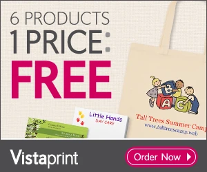 6 Free Products from Vistaprint!