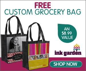 Free Custom Grocery Bag from Ink Garden!