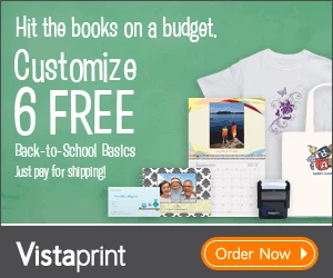 6 Free Back-To-School Items from Vistaprint!