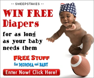 Enter to win FREE diapers for as long as you need them!