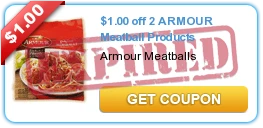 $1.00 off 2 ARMOUR Meatball Products