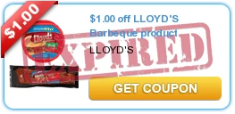 $1.00 off LLOYD'S Barbeque product
