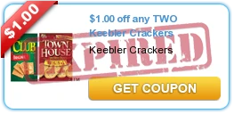 $1.00 off any TWO Keebler Crackers