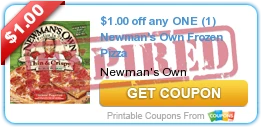 $1.00 off any ONE (1) Newman's Own Frozen Pizza