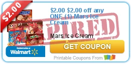 $2.00 off any ONE (1) Mars Ice Cream