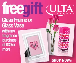 (1/30-2/16) Free Gift! Glass Frame or Glass Vase with any Fragrance purchase of $30 or more! 