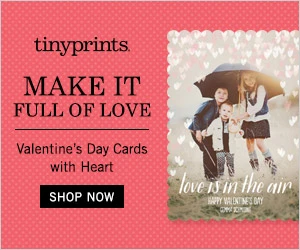 Valentines Day Card from Tiny Prints