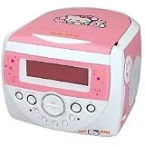 HELLO KITTY KT2053 AM/FM Stereo Alarm Clock Radio with Top Loading CD Player