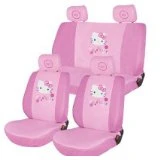 Universal Car Seat Cover - 10pcs Full Set..hello Kitty Pink.