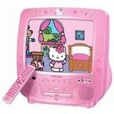 Hello Kitty: 13" Color TV/DVD Combo
