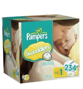 Pampers Swaddlers Size 1 Diapers only $.15/diaper!