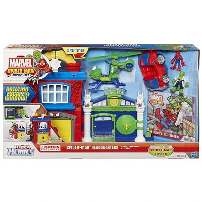 Marvel SpiderMan Adventures Playskool Heroes Spiderman Headquarters just $34.99 (Reg $69.99)!