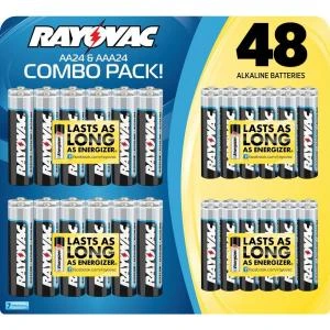 {Hot Deal} Rayovac 48 Combo Pack of Batteries just $7.88!!