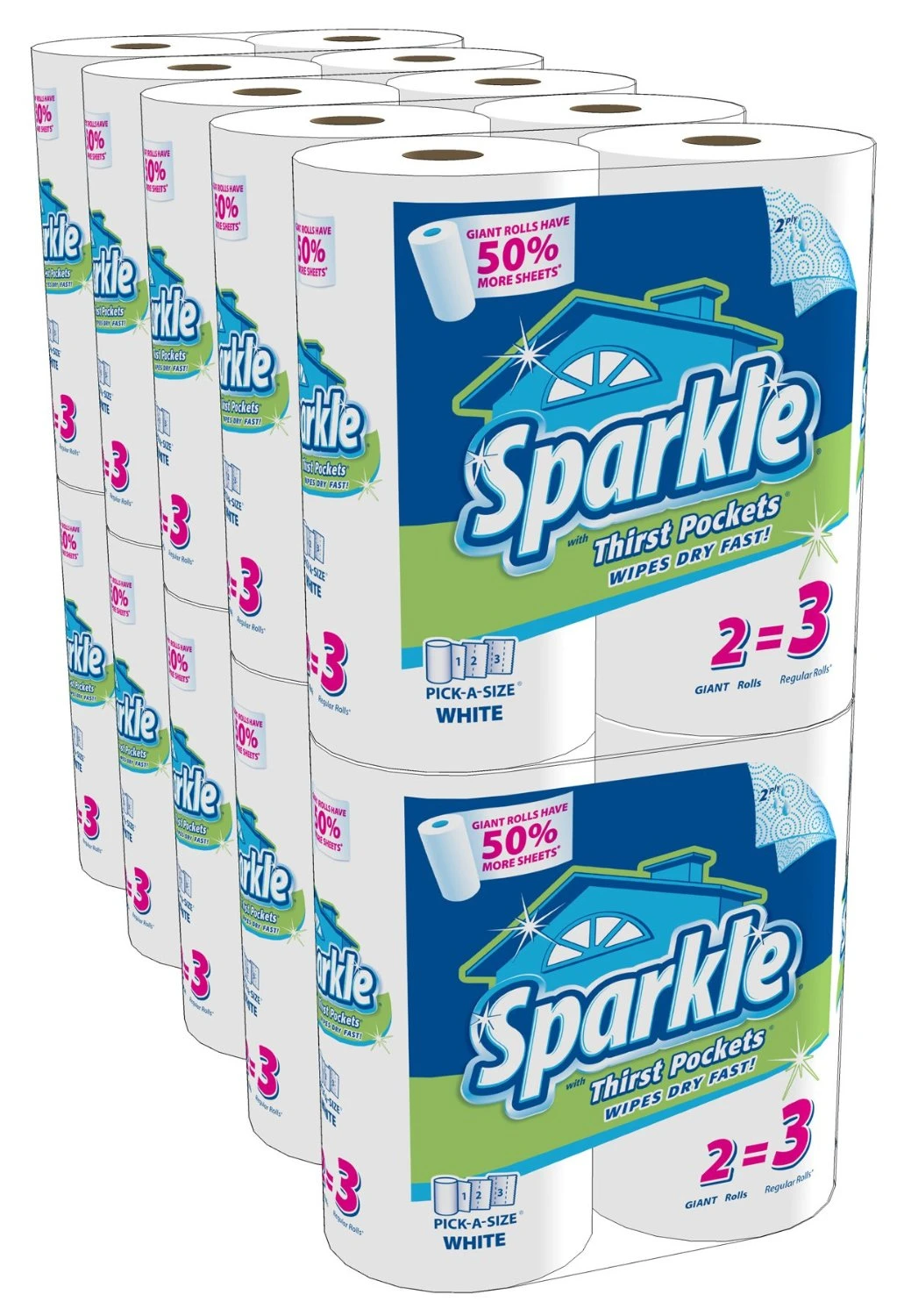 UPDATED: Sparkle Paper Towels StockUp Price!!! ($0.60/Roll)