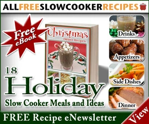 {FREEBIE} Christmas Recipes: 18 Slow Cooker Meals eCookBook!