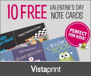 Create 10 Valentine’s Day Note Cards for $4.80 Shipped!!