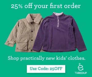 ThredUp: Like-New Clothing for Kids! Limited Time Offer 25% Off First Order!