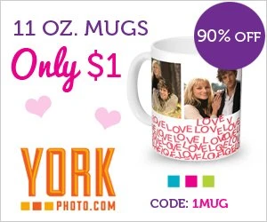 Valentine’s Day Mug Personalized for $6.99 Shipped