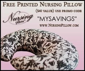 $40 Nursing Pillow just $12.95 Shipped!!