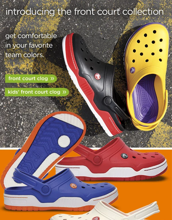 New Front Court Collection at Crocs Now Available!!