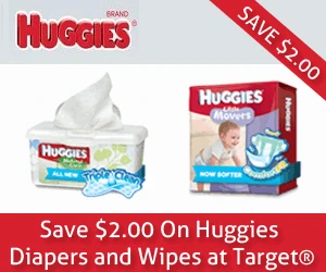 Print $2 off Huggies Diapers & Wipes Coupon for Target!