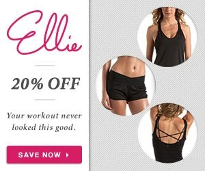 Ellie Activewear: Fitness meets Fashion! Save 20%!!