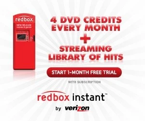 RedBox Instant Streaming with 4 FREE DVD Credits Each Month!!