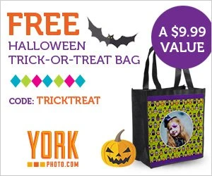 {FREEBIE} HALLOWEEN TRICK-OR-TREAT BAG. ($9.99 Value).